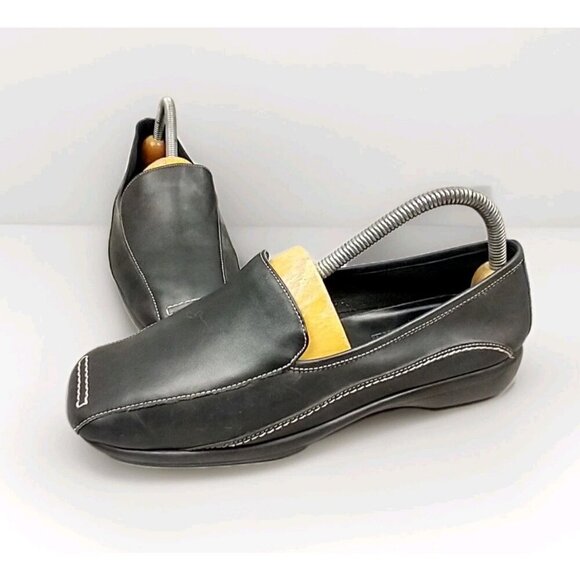 Aerosoles Shoes - Aerology by Aerosoles Women's 8.5 Toe Riffic Leather Loafers Comfort Shoes Brown